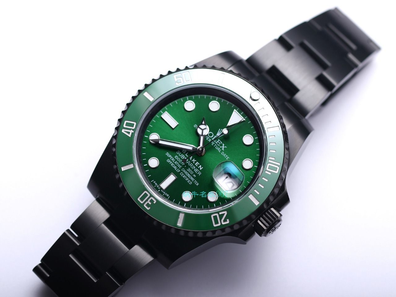 V9 Factory  Rolex 水鬼 top  Replica Watches BLAKEN  SUBMARINER  DATE LV官方同款曜黑改装版 / R670
