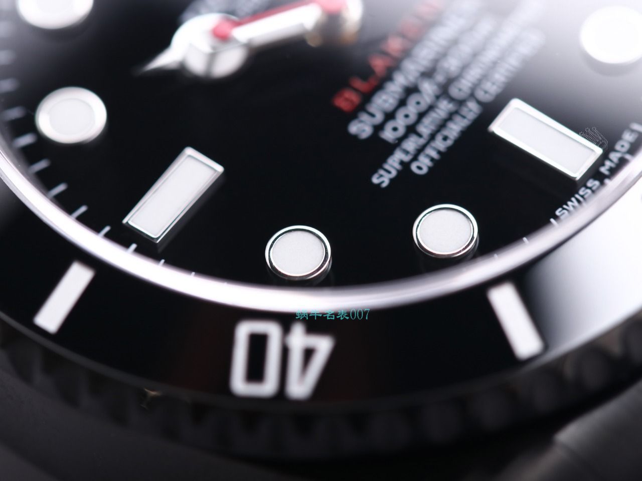 V9 Factory  Rolex 水鬼 top  Replica Watches BLAKEN  SUBMARINER  DATE LV官方同款曜黑改装版 / R670
