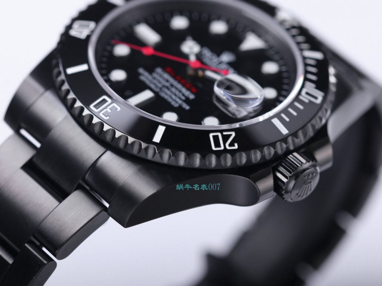 V9 Factory  Rolex 水鬼 top  Replica Watches BLAKEN  SUBMARINER  DATE LV官方同款曜黑改装版 / R670