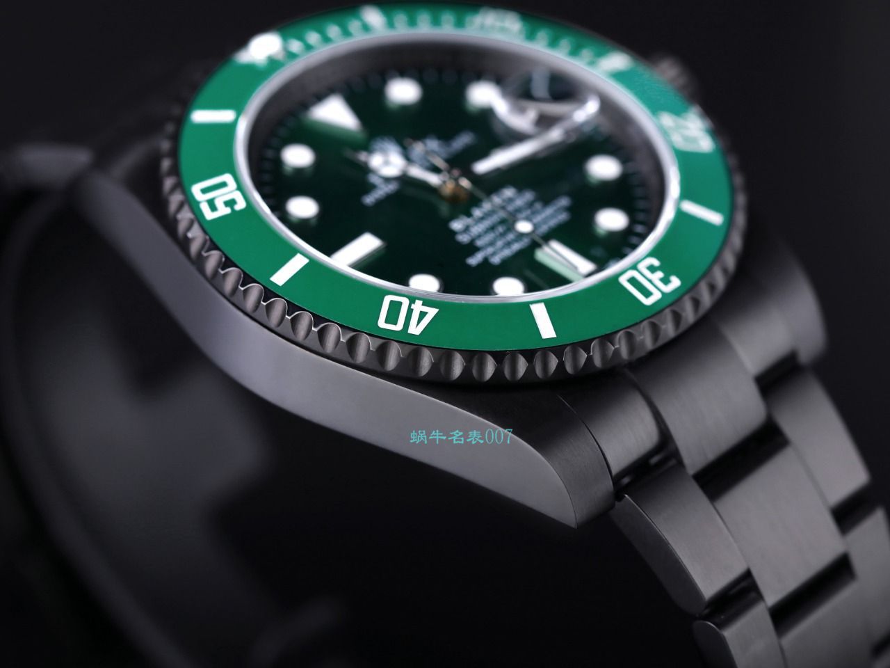 V9 Factory  Rolex 水鬼 top  Replica Watches BLAKEN  SUBMARINER  DATE LV官方同款曜黑改装版 / R670