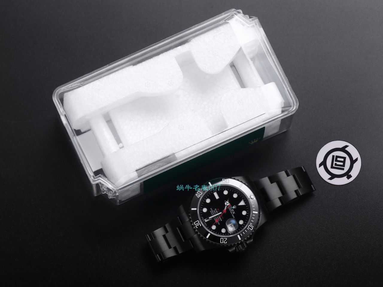 V9 Factory  Rolex 水鬼 top  Replica Watches BLAKEN  SUBMARINER  DATE LV官方同款曜黑改装版 / R670