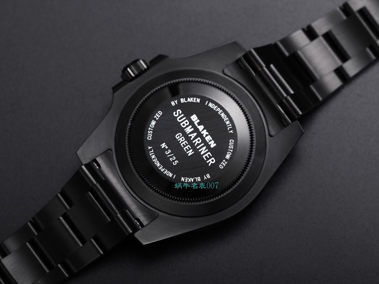 V9 Factory  Rolex 水鬼 top  Replica Watches BLAKEN  SUBMARINER  DATE LV官方同款曜黑改装版 / R670