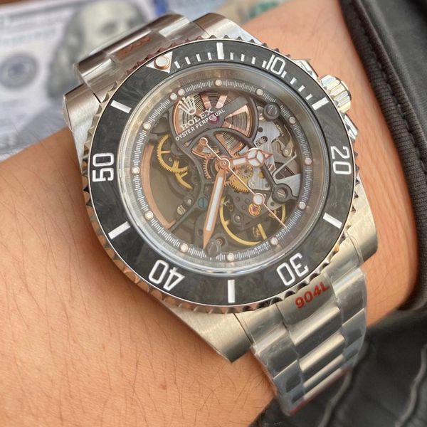 【 Video analysis 】WWF Factory  top  Replica  Rolex 全镂空改装 Submariner 116610 Watches 