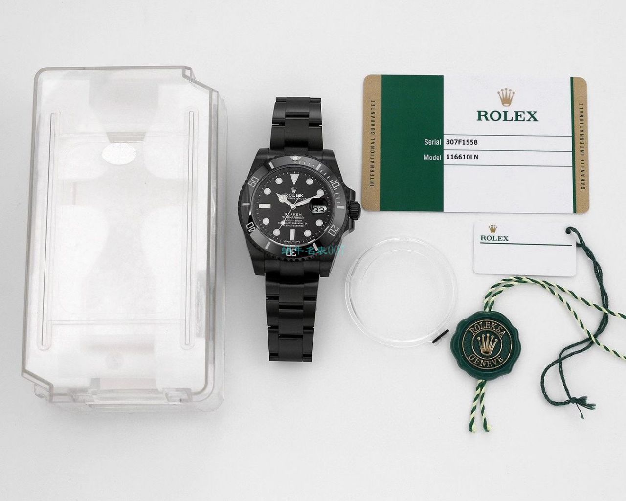 V6 Factory 魔改装 Rolex  Submariner 暗夜黑特别版 Replica Copy BLAKEN 116610LN SUBMARINER DATE Watches  / R672