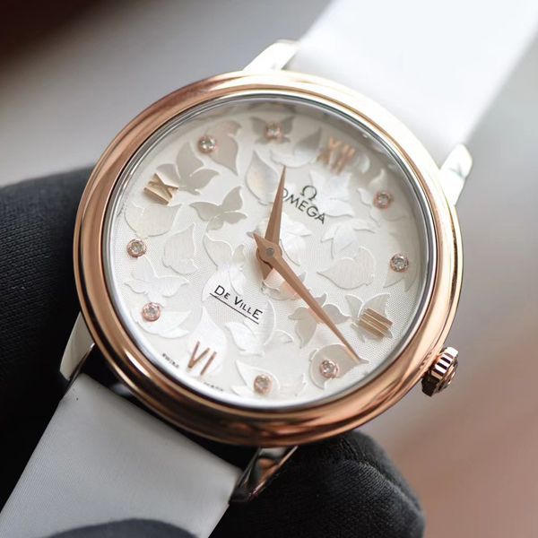 【 Video analysis 】3S Factory OMEGA碟飞典雅蝶舞 High quality  Replica 女士 Watches 424.22.33.60.52.001 wrist watches 