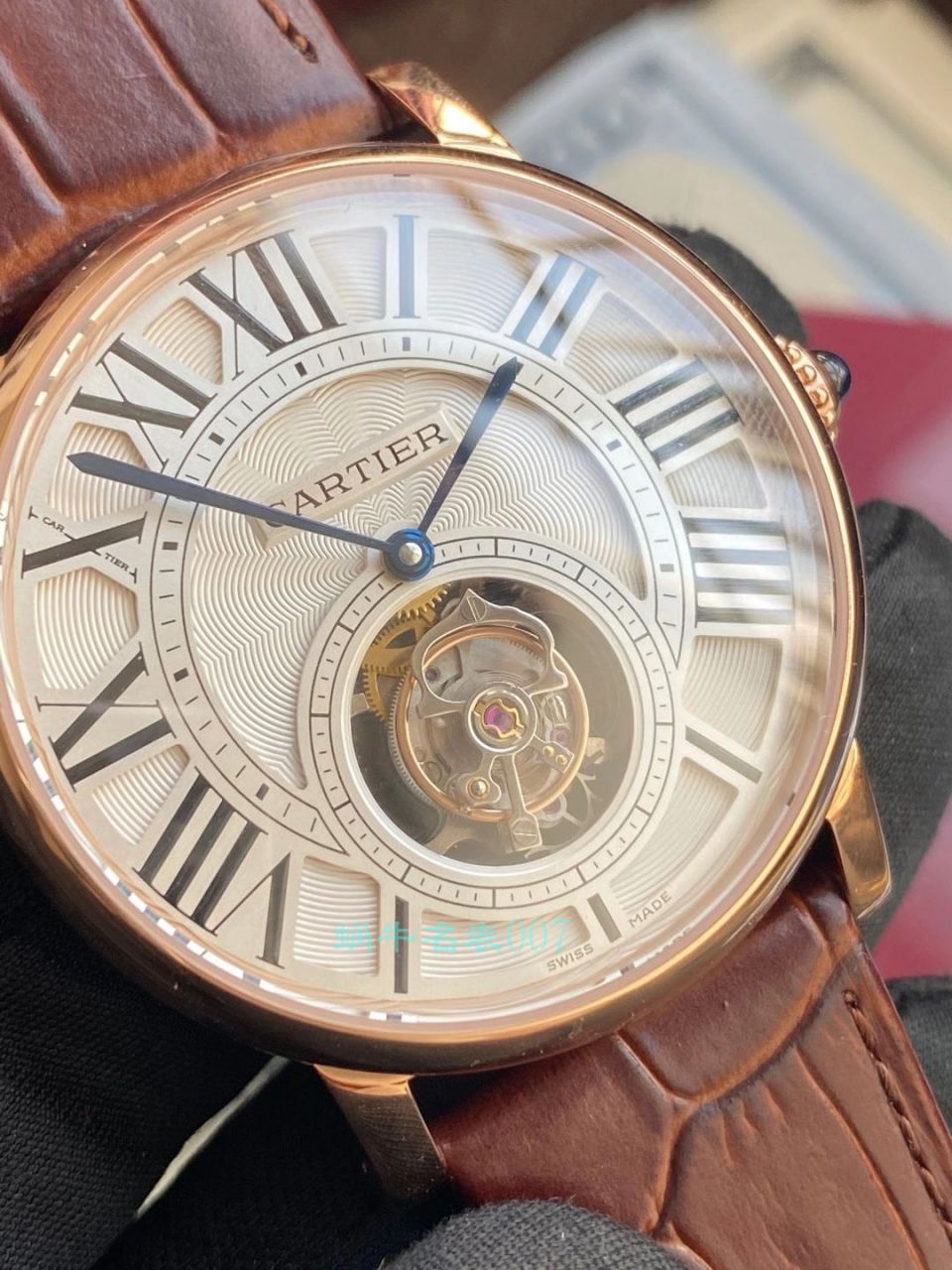 BBR Factory  Cartier  ROTONDE DE  Cartier   High quality  Replica Copy  Tourbillon  Watches W1556216 wrist watches  / K318