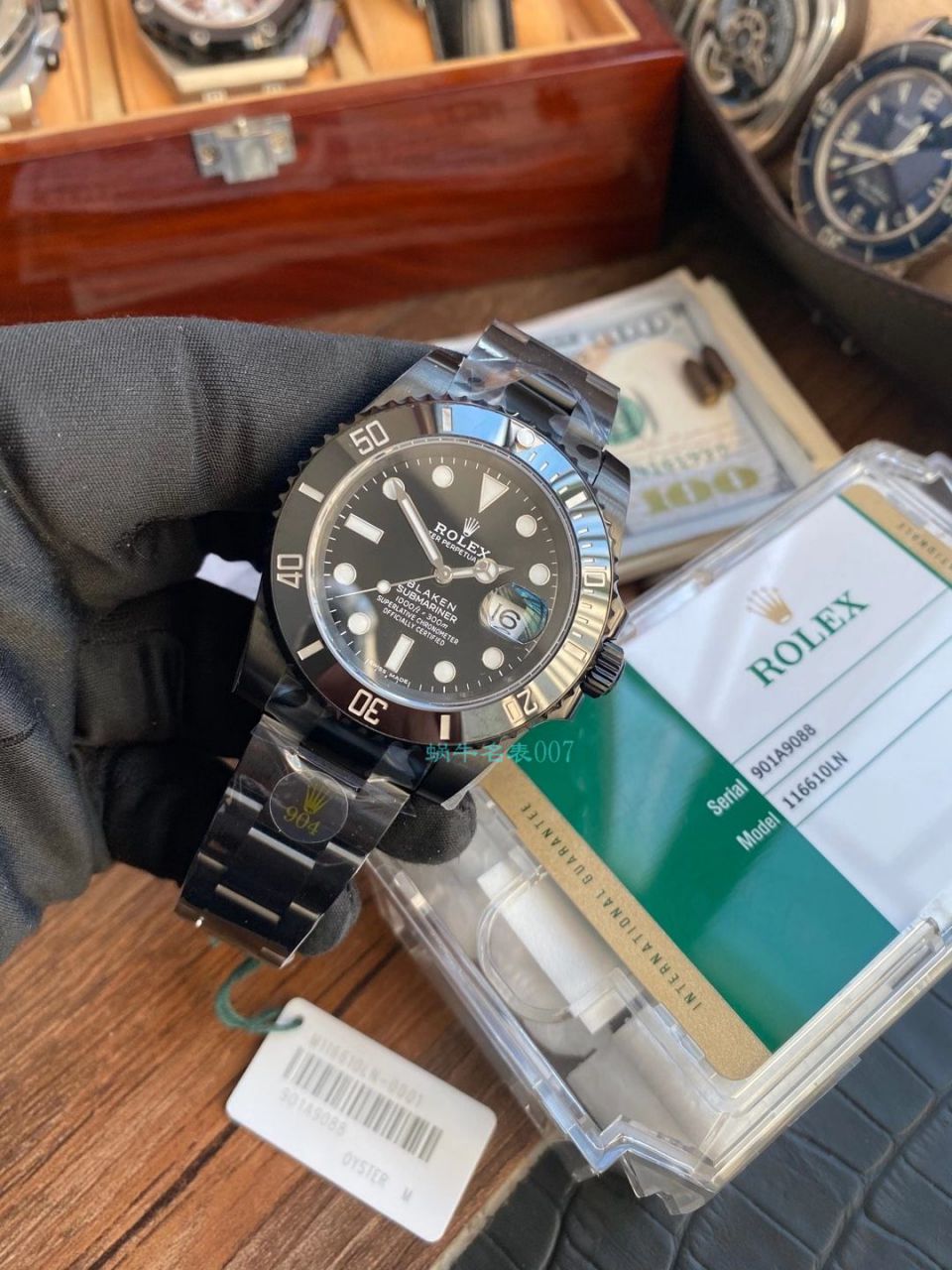 V6 Factory 魔改装 Rolex  Submariner 暗夜黑特别版 Replica Copy BLAKEN 116610LN SUBMARINER DATE Watches  / R672