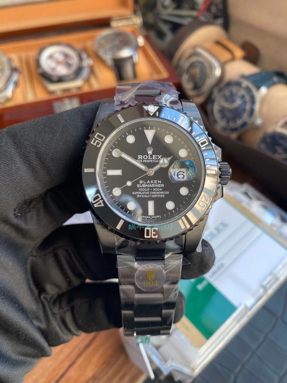 V6 Factory 魔改装 Rolex  Submariner 暗夜黑特别版 Replica Copy BLAKEN 116610LN SUBMARINER DATE Watches  / R672