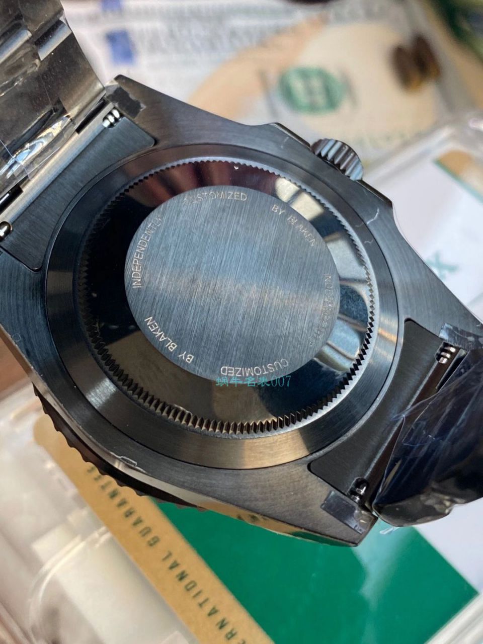 V6 Factory 魔改装 Rolex  Submariner 暗夜黑特别版 Replica Copy BLAKEN 116610LN SUBMARINER DATE Watches  / R672