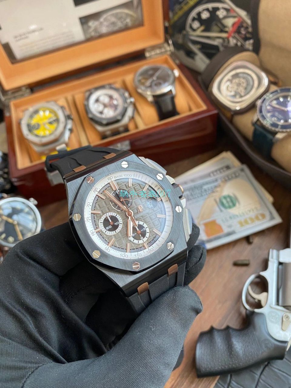【 Video analysis 】JF Factory Audemars Piguet  Royal Oak Offshore  Replica Copy 柏林勃兰登堡门26415CE.OO.A002CA.01 wrist watches  / AP221
