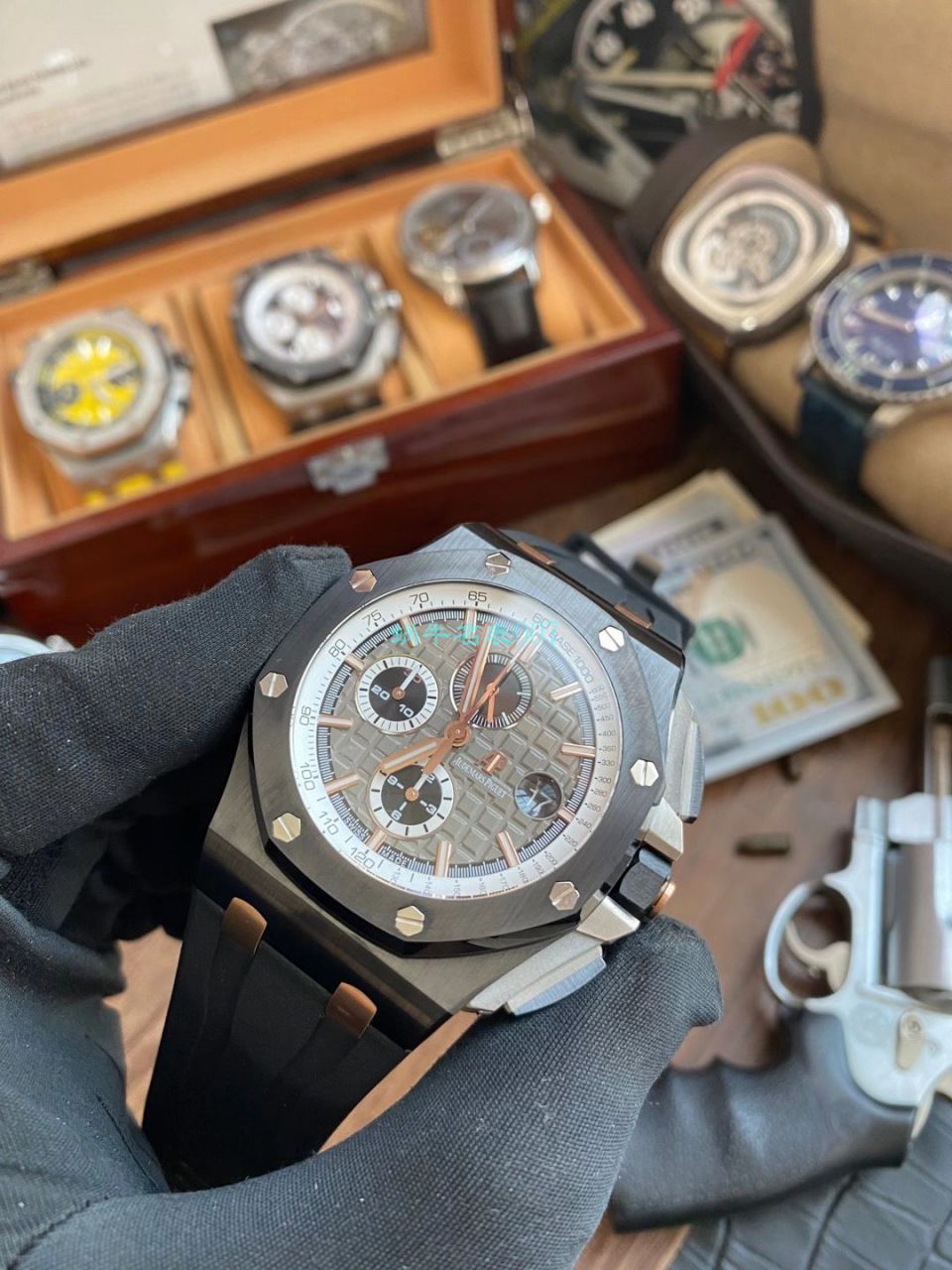 【 Video analysis 】JF Factory Audemars Piguet  Royal Oak Offshore  Replica Copy 柏林勃兰登堡门26415CE.OO.A002CA.01 wrist watches  / AP221