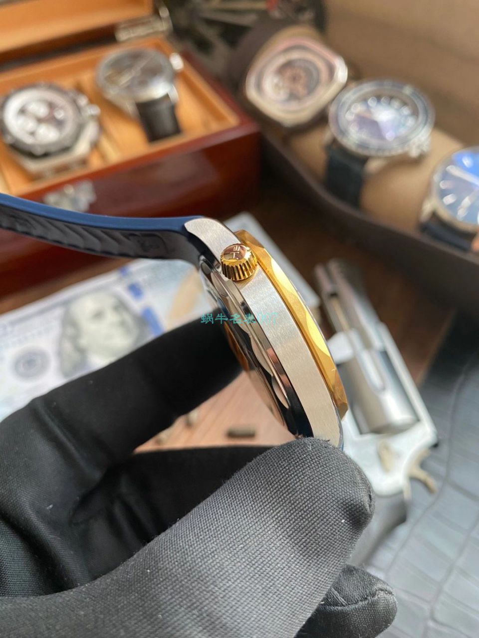 VS Factory OMEGA Seamaster 300米间黄金蓝盘1比1 High quality  Replica Watches 210.22.42.20.03.001 wrist watches  / VS781