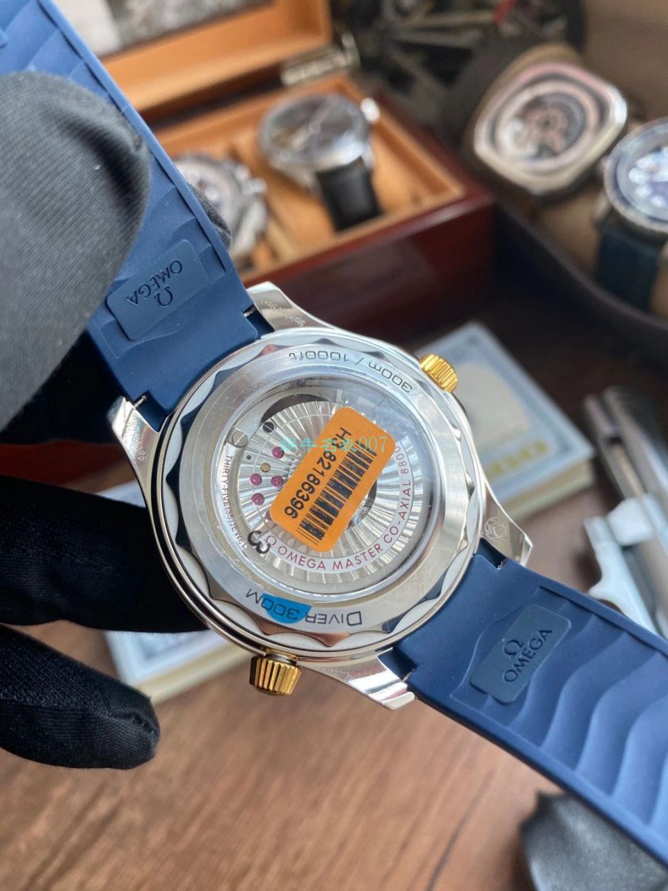 VS Factory OMEGA Seamaster 300米间黄金蓝盘1比1 High quality  Replica Watches 210.22.42.20.03.001 wrist watches  / VS781