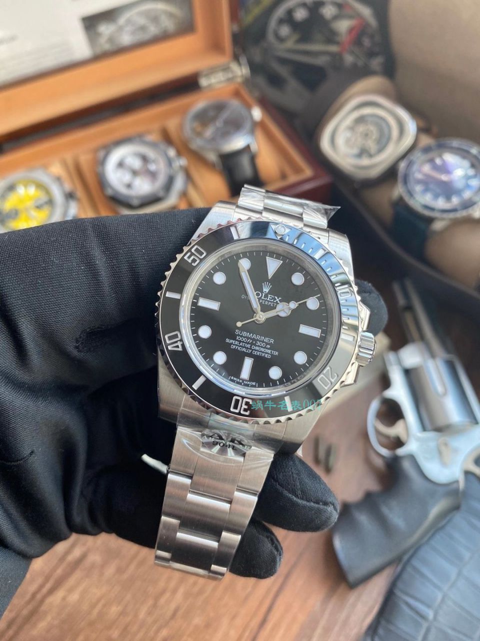 AR Factory  Rolex  Submariner 型1比1 Replica Watches 无日历无历 Submariner 114060-97200 黑盘 wrist watches  / R677
