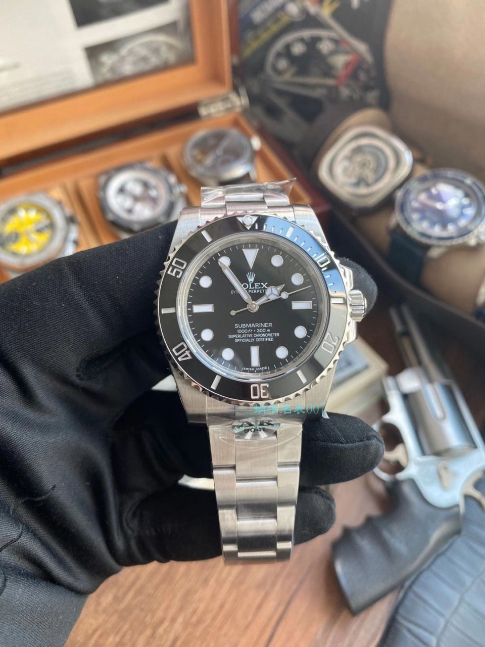 AR Factory  Rolex  Submariner 型1比1 Replica Watches 无日历无历 Submariner 114060-97200 黑盘 wrist watches  / R677