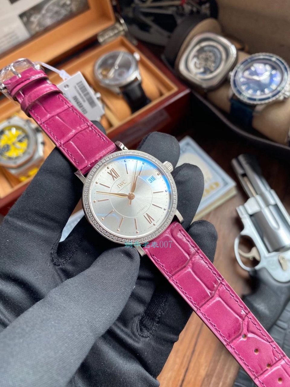 V7 Factory  IWC 柏涛菲诺女装1比1 Replica Copy  Watches IW458112 wrist watches  / WG586