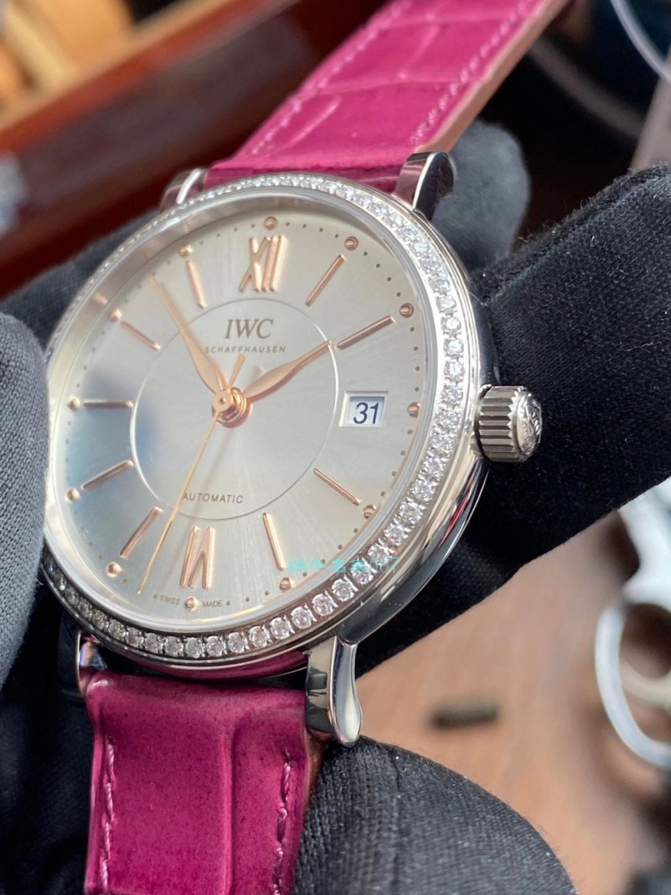 V7 Factory  IWC 柏涛菲诺女装1比1 Replica Copy  Watches IW458112 wrist watches  / WG586
