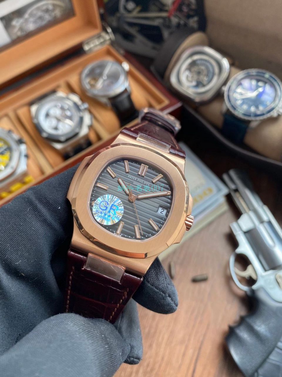 GR Factory V2版本1比1 High quality  Copy  Watches  PATEK PHILIPPE  Nautilus 5711G 白金 wrist watches  / BD339
