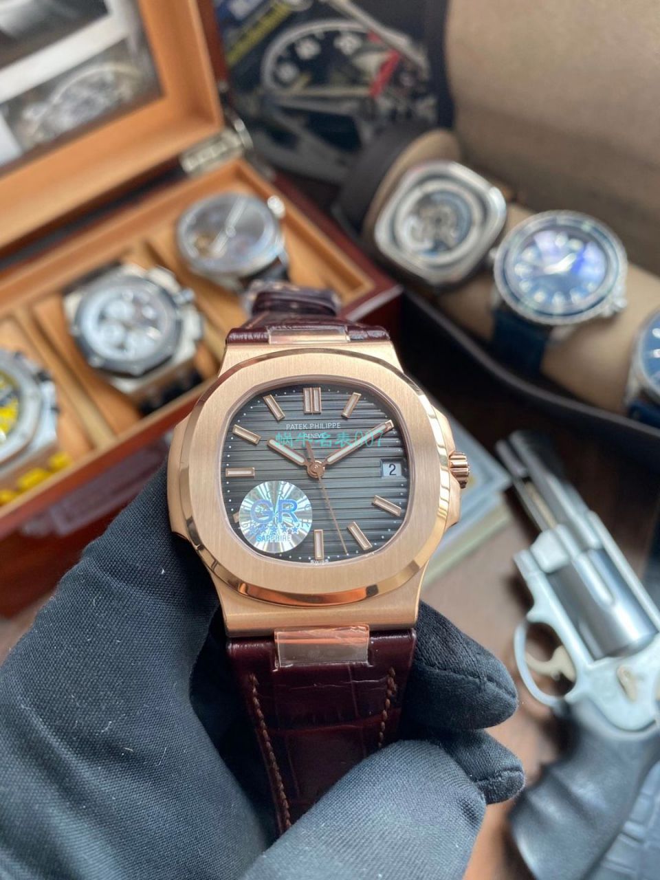 GR Factory V2版本 PATEK PHILIPPE  Nautilus 运动优雅 High quality  Knockoff  Watches 5711/1R-001 wrist watches  / BD351