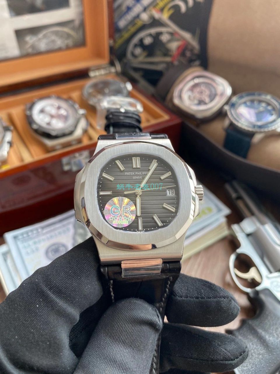 GR Factory V2版本 PATEK PHILIPPE  Nautilus 运动优雅 High quality  Knockoff  Watches 5711/1R-001 wrist watches  / BD351