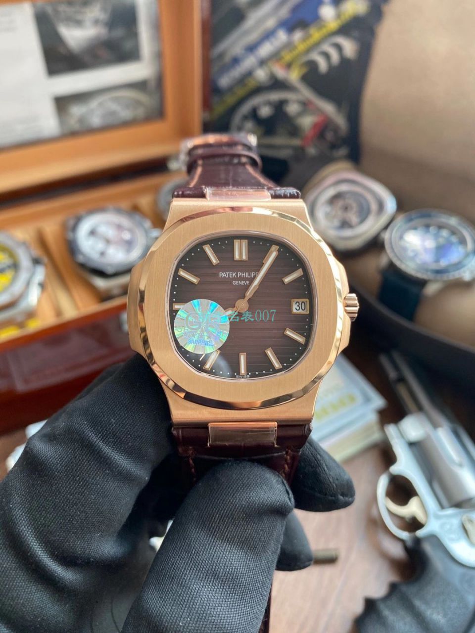 GR Factory V2版本 PATEK PHILIPPE  Nautilus 运动优雅 High quality  Knockoff  Watches 5711/1R-001 wrist watches  / BD351