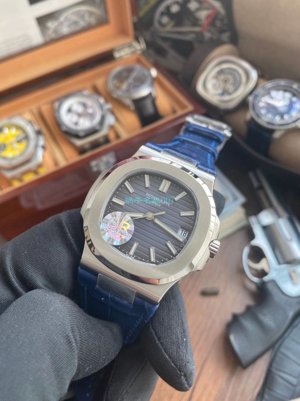 GR Factory V2版本 PATEK PHILIPPE  Nautilus 运动优雅 High quality  Knockoff  Watches 5711/1R-001 wrist watches  / BD351