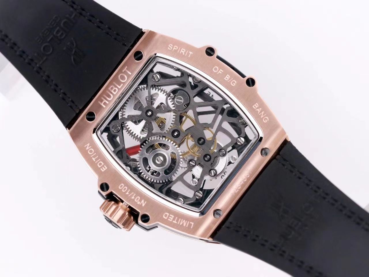 V9 Factory  hublot MASTERPIECE Tourbillon  High quality 1比1 Knockoff  Watches 906.OX.0123.VR.AES13 wrist watches  / YB108