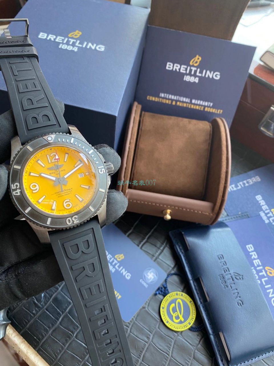 【渠道原单】 Breitling 超级海洋系列M17368D71I1S1 wrist watches  / BL200