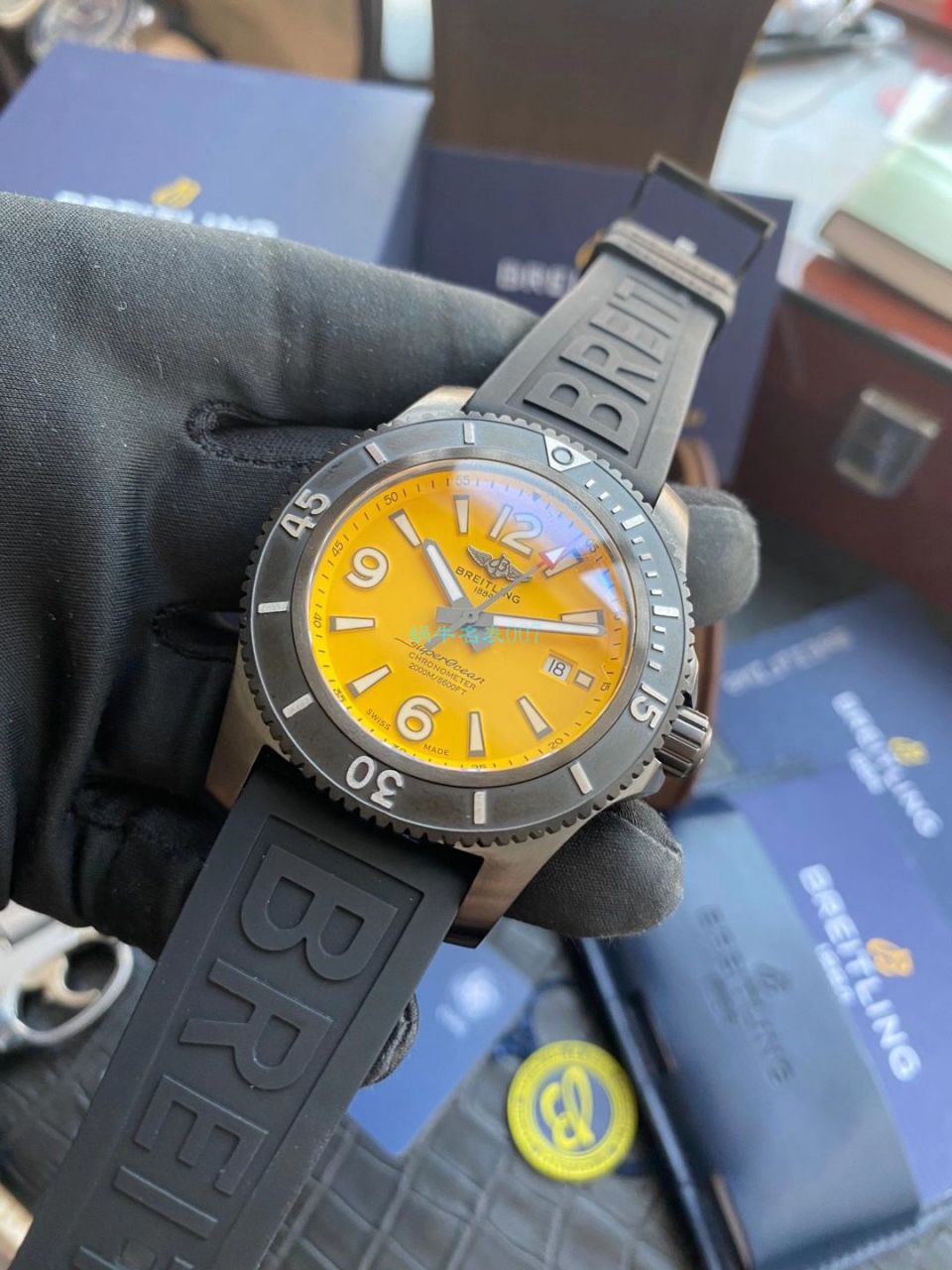 【渠道原单】 Breitling 超级海洋系列M17368D71I1S1 wrist watches  / BL200