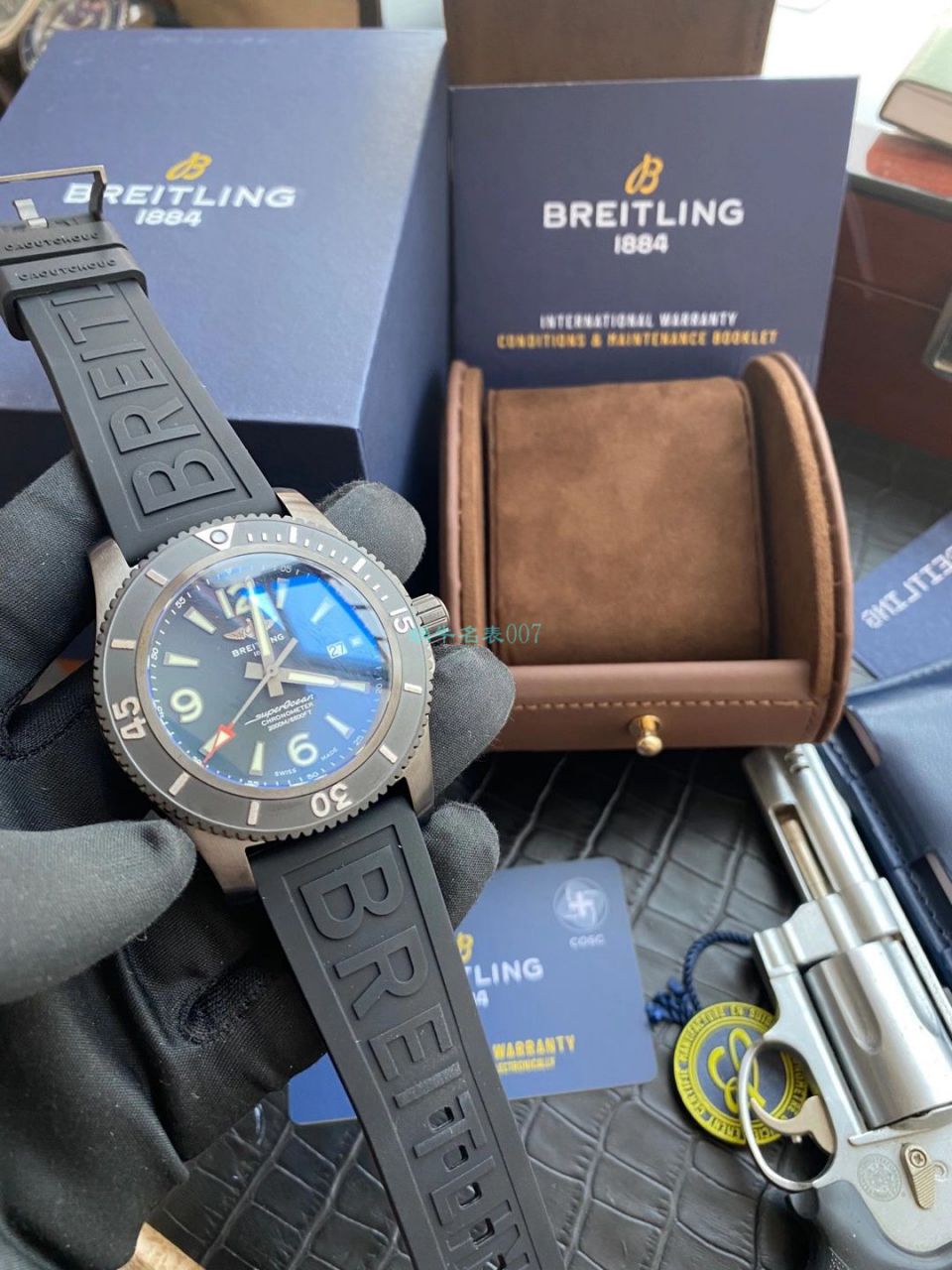【渠道原单】 Breitling 超级海洋系列M17368B71B1S2（针扣） wrist watches  / BL202