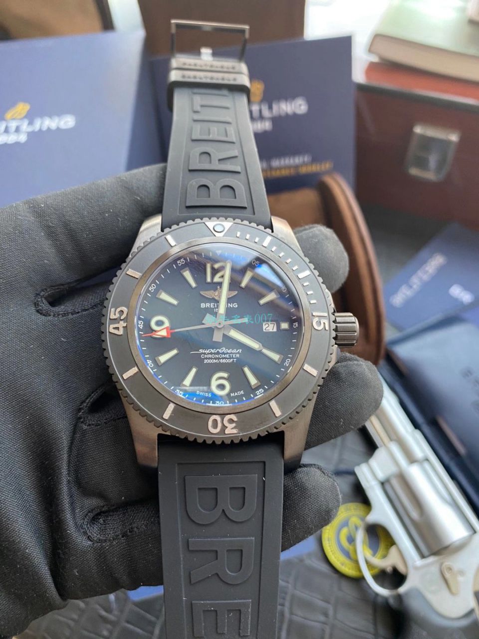 【渠道原单】 Breitling 超级海洋系列M17368B71B1S2（针扣） wrist watches  / BL202