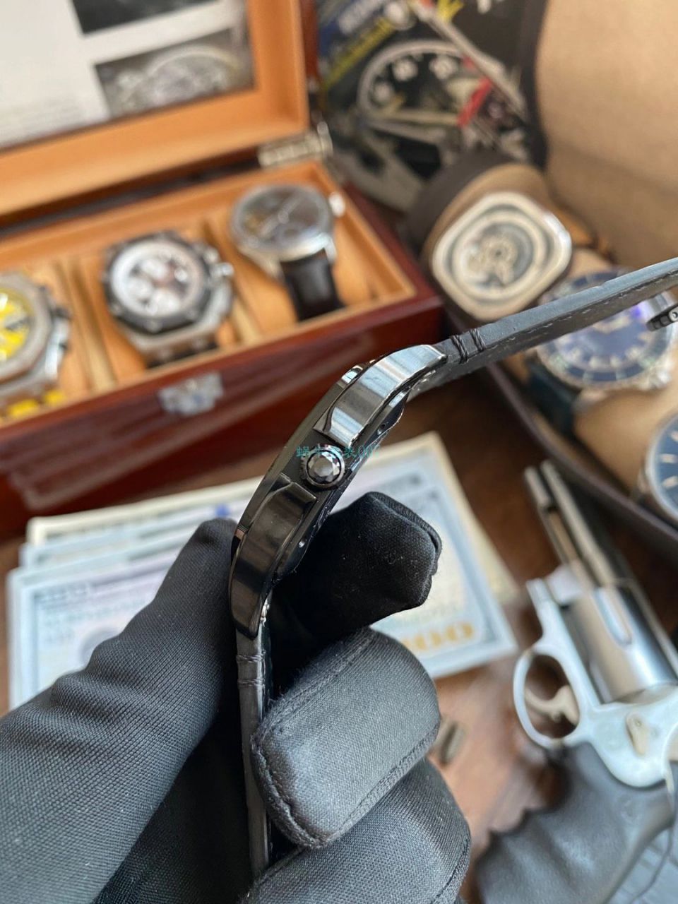 V6 Factory  Cartier   Santos  top  Replica Copy WSSA0039二代黑武士仿表 / K311