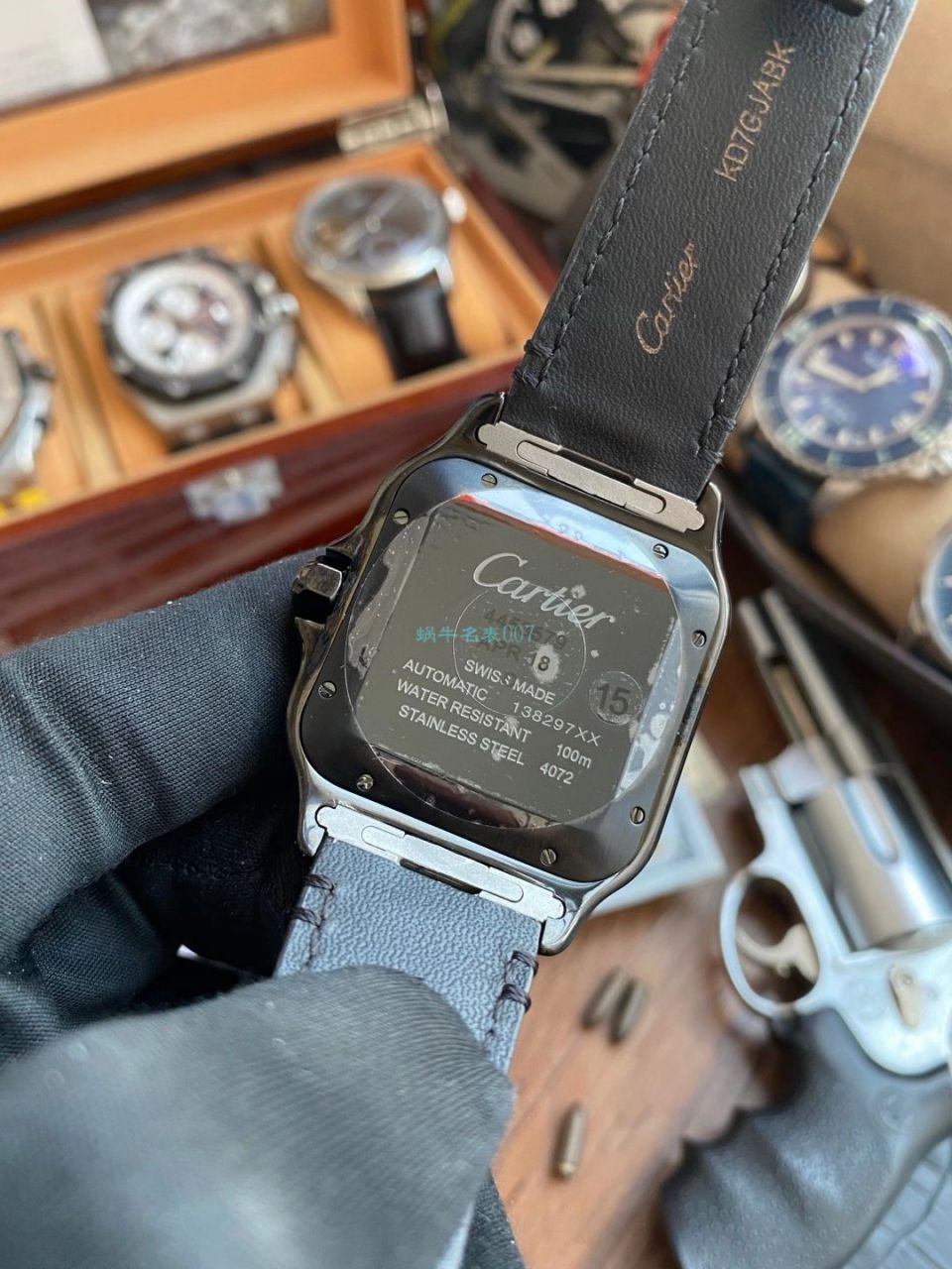 V6 Factory  Cartier   Santos  top  Replica Copy WSSA0039二代黑武士仿表 / K311