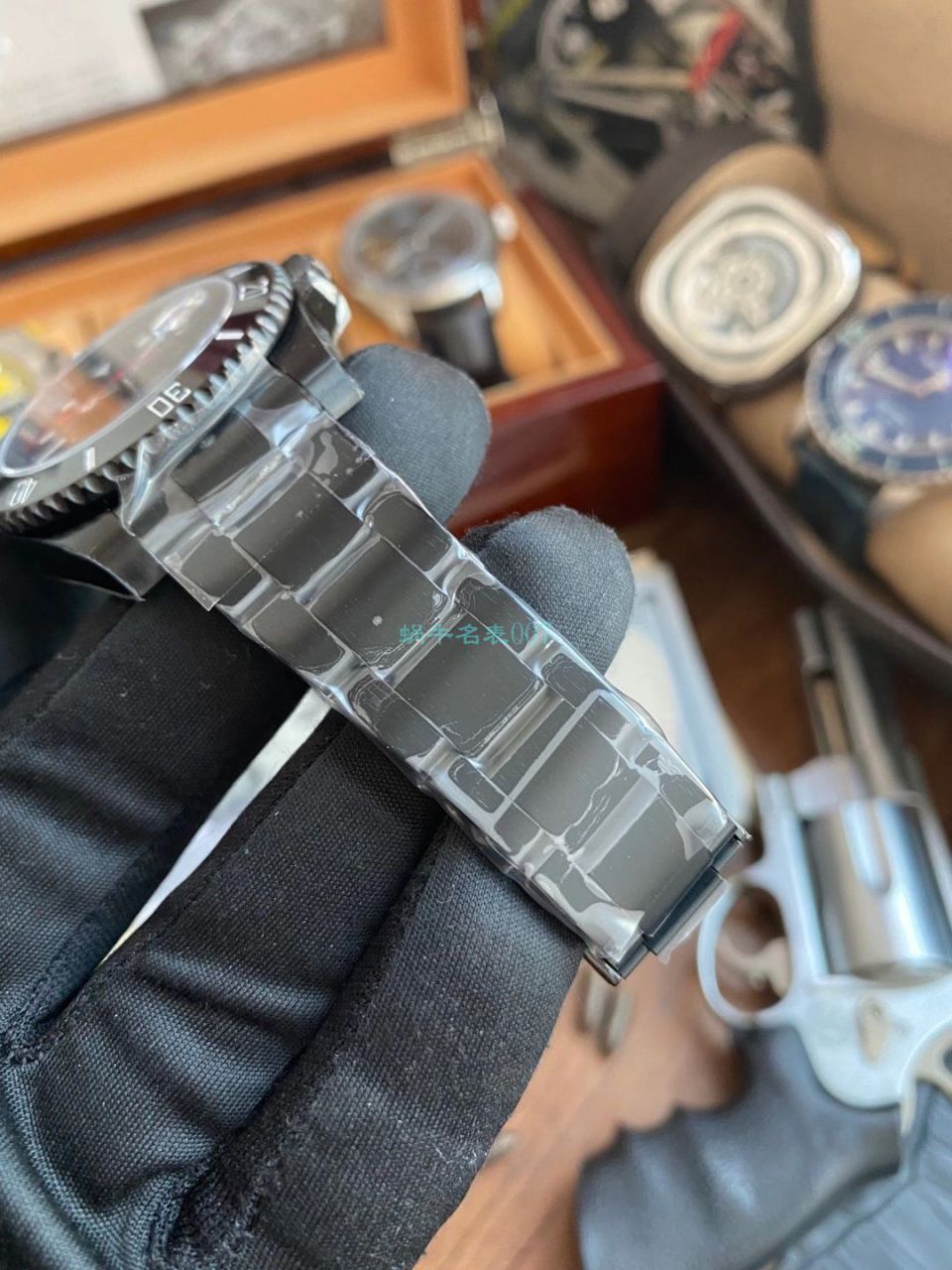 V9 Factory  Rolex 水鬼 top  Replica Watches BLAKEN  SUBMARINER  DATE LV官方同款曜黑改装版 / R670