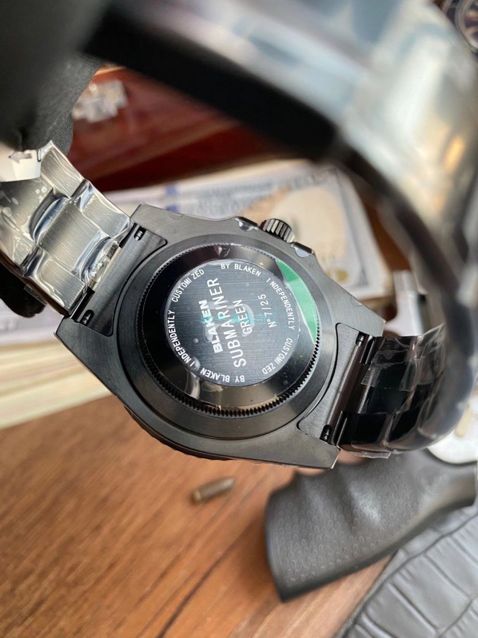 V9 Factory  Rolex 水鬼 top  Replica Watches BLAKEN  SUBMARINER  DATE LV官方同款曜黑改装版 / R670