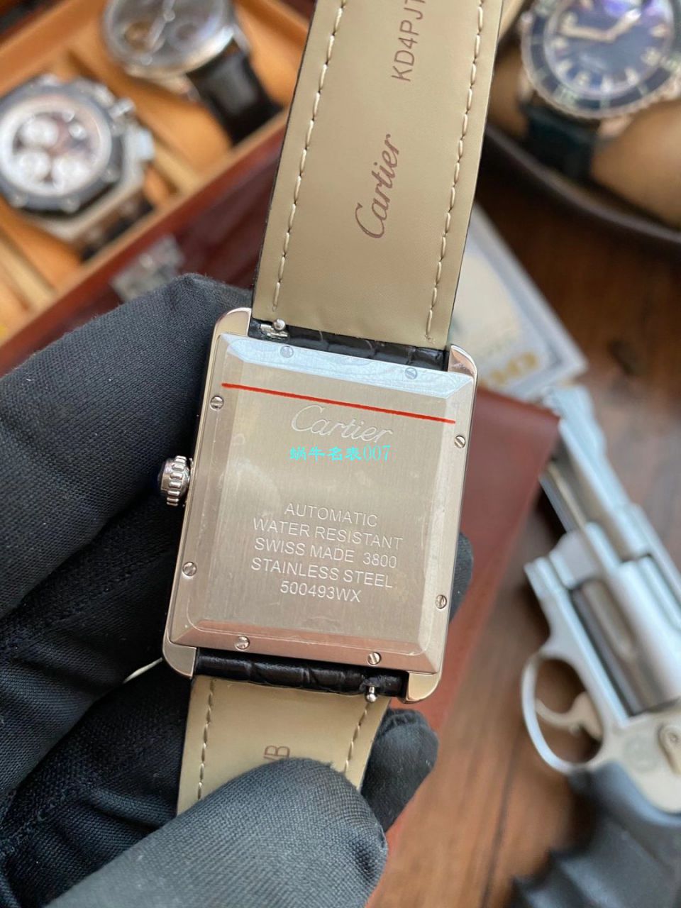 V9 Factory  Cartier  坦克 High quality  Replica Watches W5200027 wrist watches  / K312