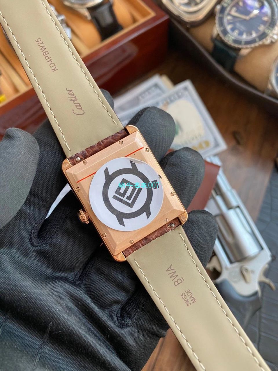V9 Factory  Cartier  坦克 High quality  Replica Watches W5200027 wrist watches  / K312