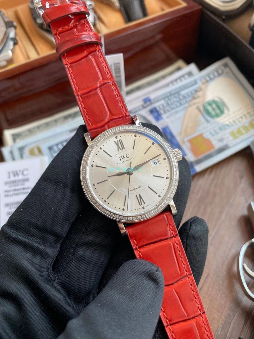 【 top  Replica Watches 最靠谱的商家】V7 Factory  IWC  Replica IWC柏涛菲诺系列IW458109女表 / WG587