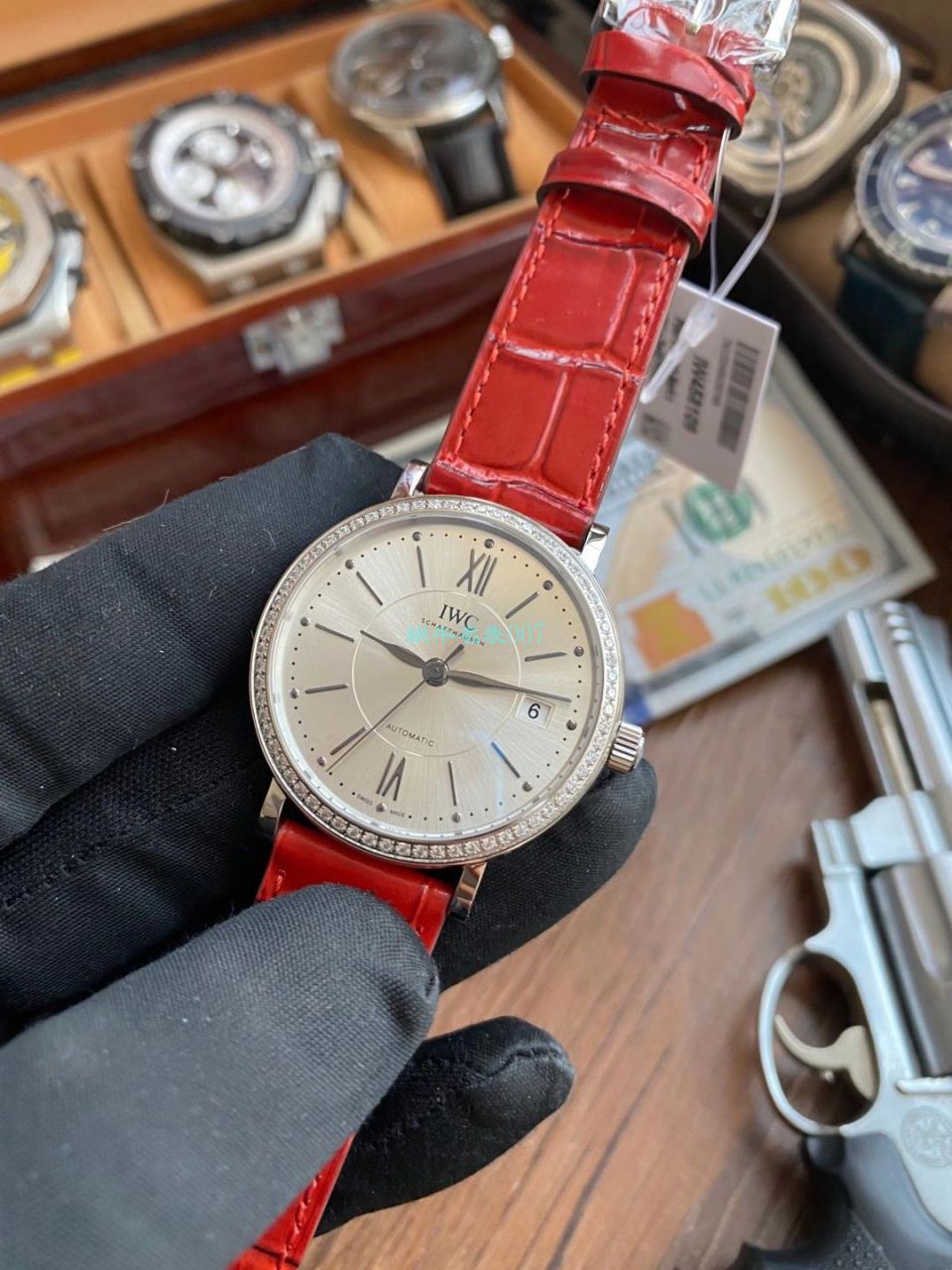 【 top  Replica Watches 最靠谱的商家】V7 Factory  IWC  Replica IWC柏涛菲诺系列IW458109女表 / WG587