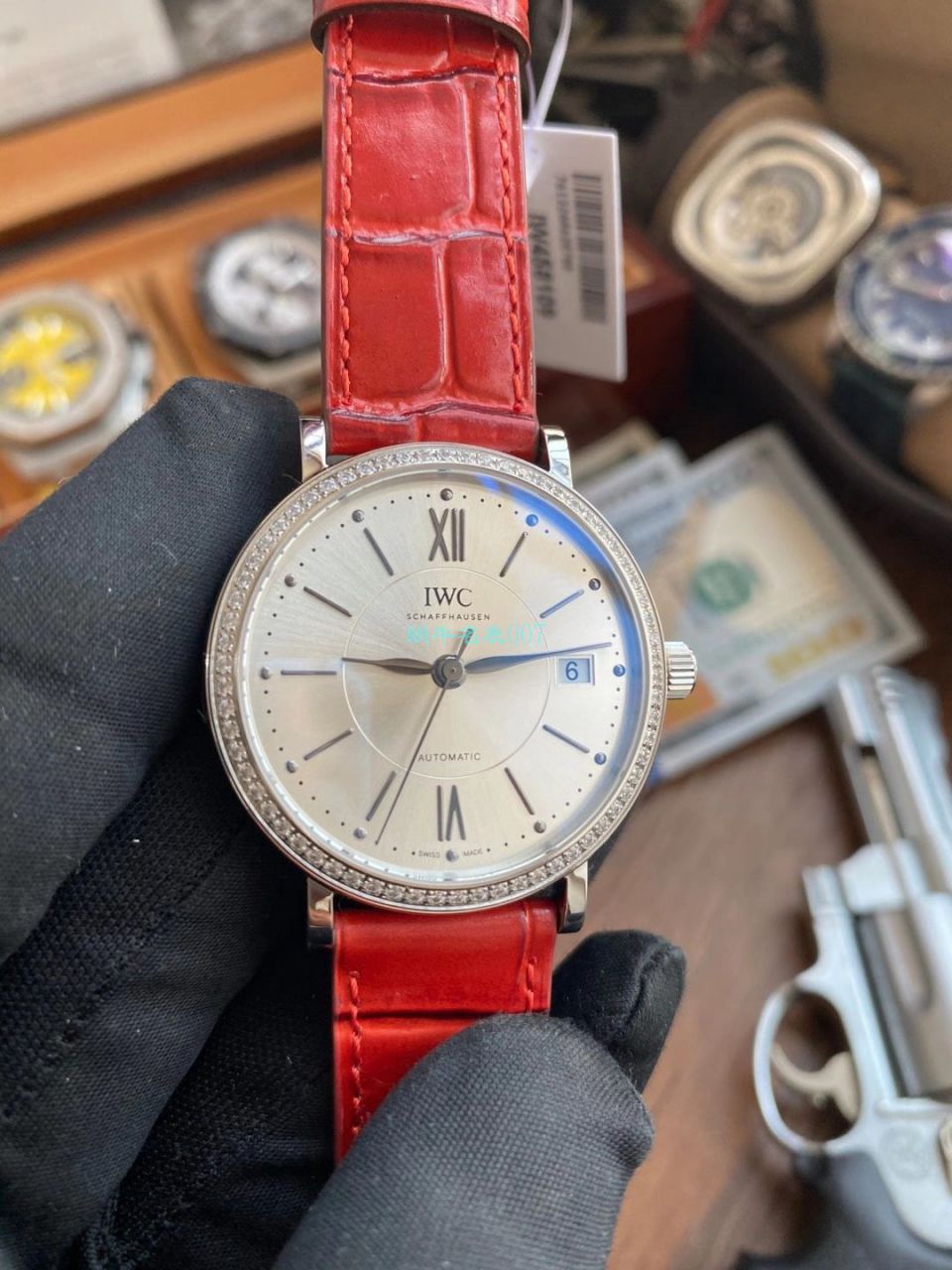 【 top  Replica Watches 最靠谱的商家】V7 Factory  IWC  Replica IWC柏涛菲诺系列IW458109女表 / WG587