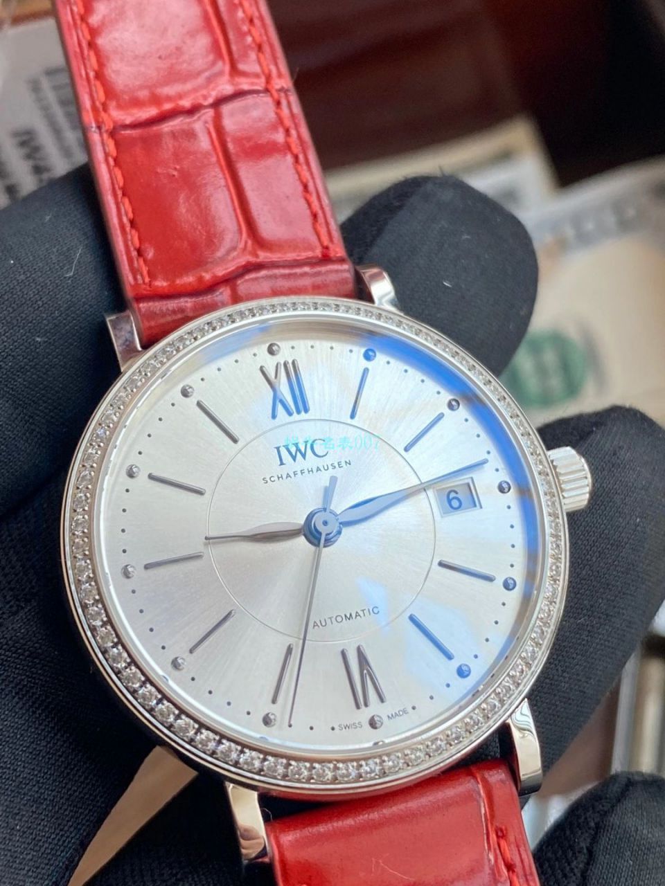 【 top  Replica 表在哪个网站买靠谱】V7 Factory  Replica  IWC IWC柏涛菲诺系列IW458107女表 / WG588