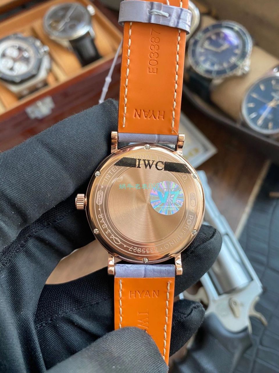 【 top  Replica 表在哪个网站买靠谱】V7 Factory  Replica  IWC IWC柏涛菲诺系列IW458107女表 / WG588