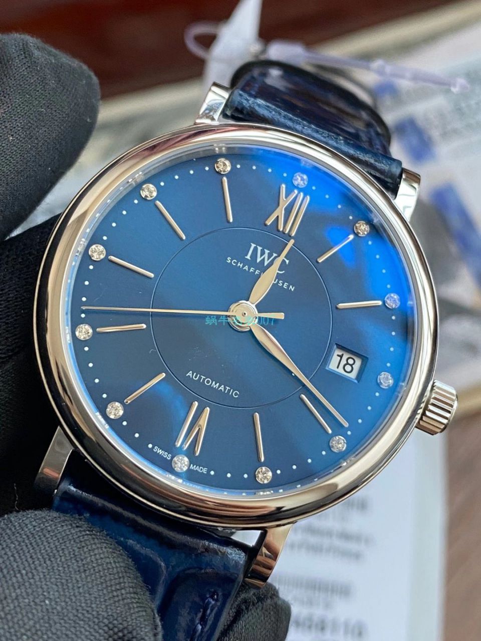 【 top  Replica 表在哪个网站买靠谱】V7 Factory  Replica  IWC IWC柏涛菲诺系列IW458107女表 / WG588