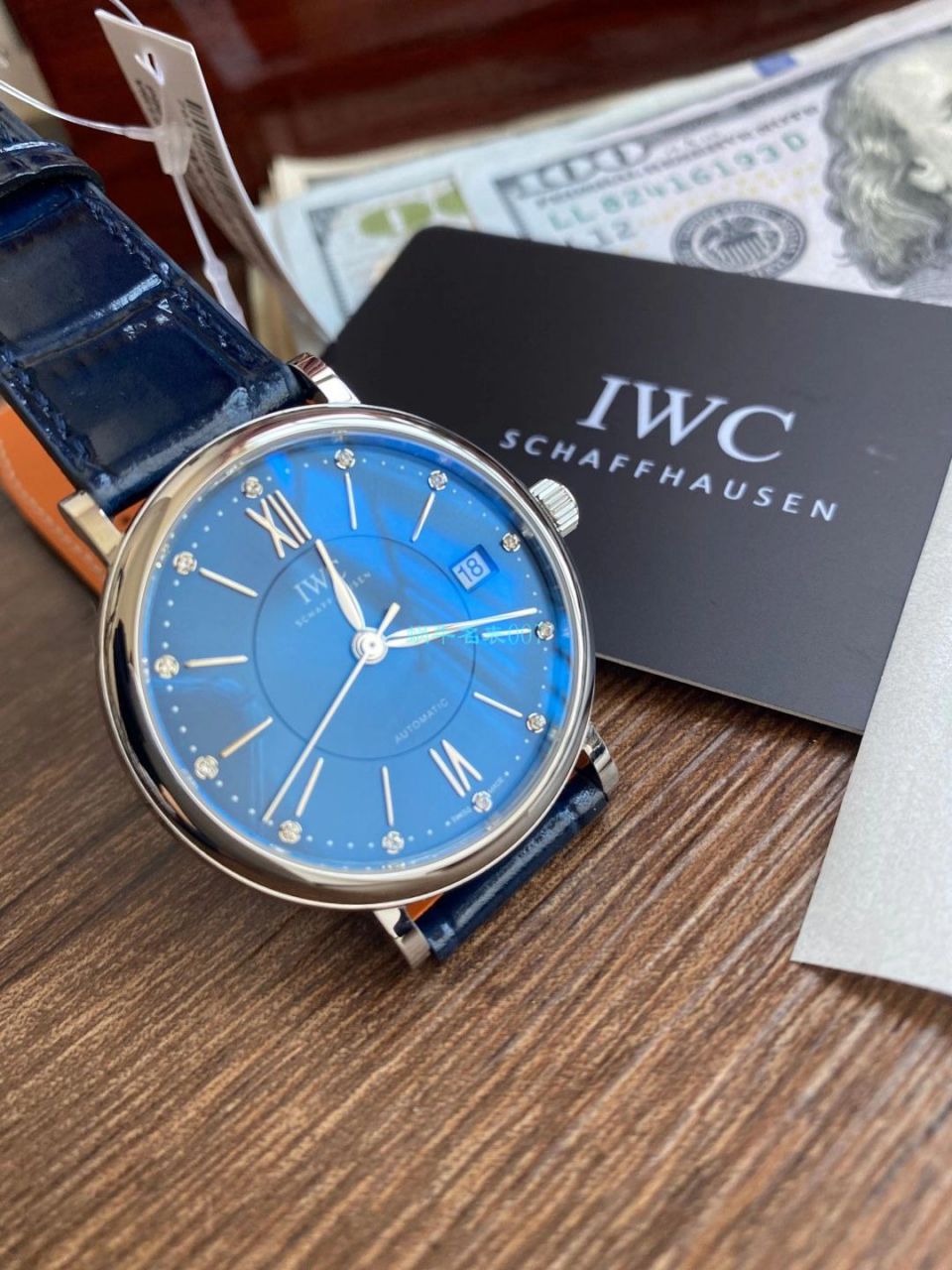 【 top  Replica 表在哪个网站买靠谱】V7 Factory  Replica  IWC IWC柏涛菲诺系列IW458107女表 / WG588