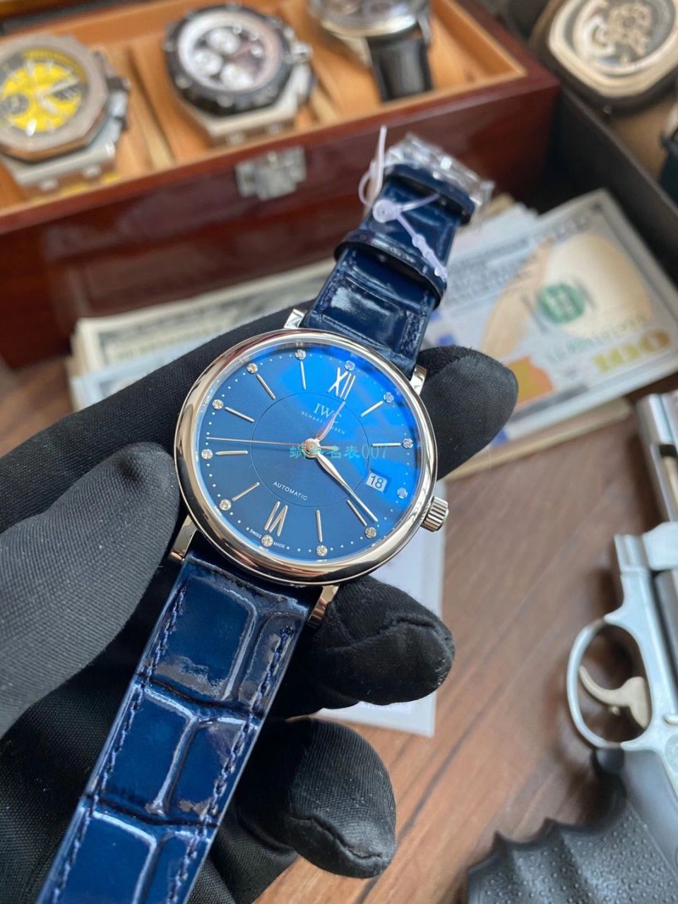 【 top  Replica Watches 最靠谱的商家】V7 Factory  IWC  Replica IWC柏涛菲诺系列IW458109女表 / WG587