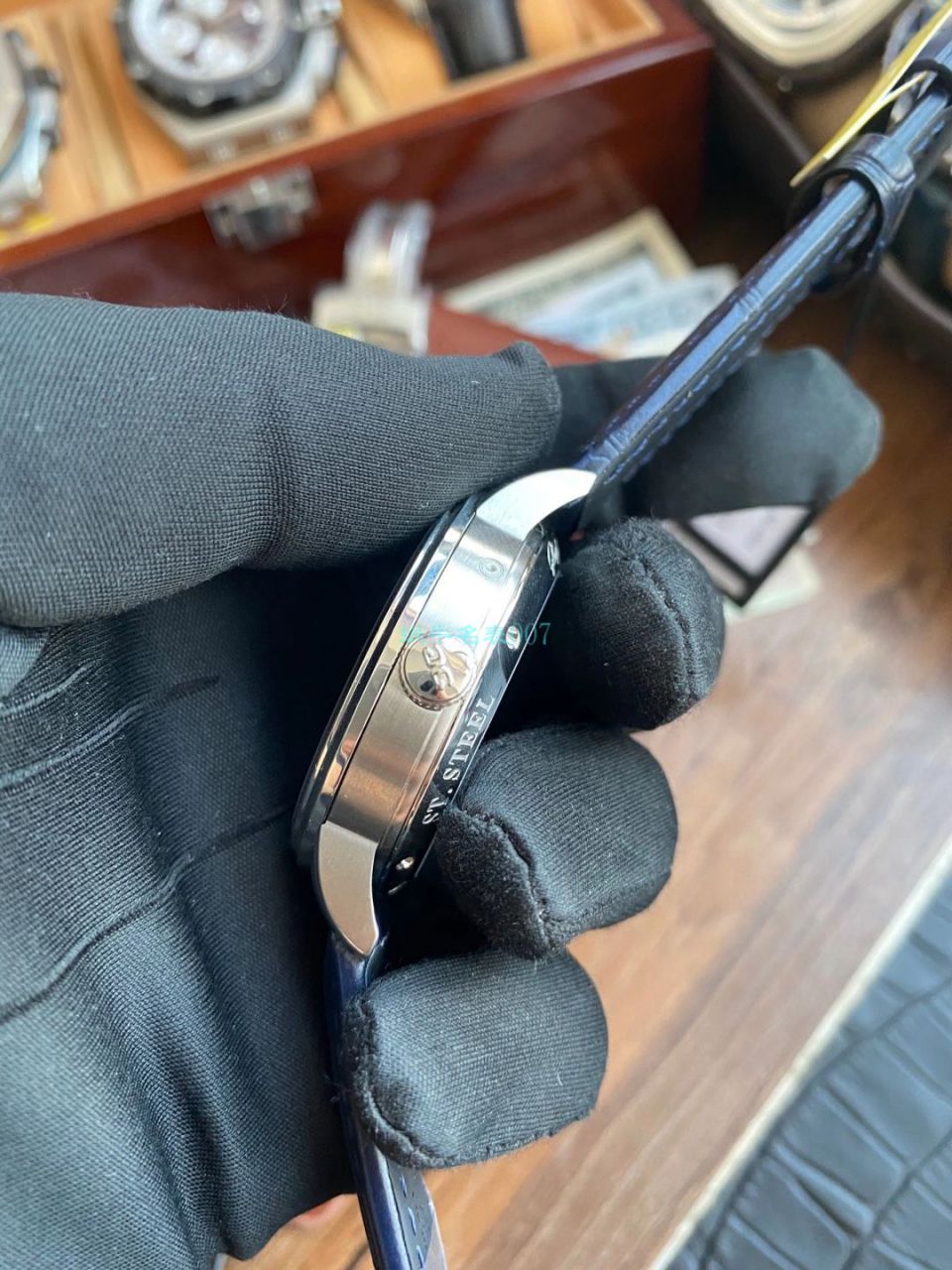 【视频最大的 Replica Watches 网站】V9 Factory glashuette original原创议员月相100-04-05-12-30 wrist watches  / GLA069