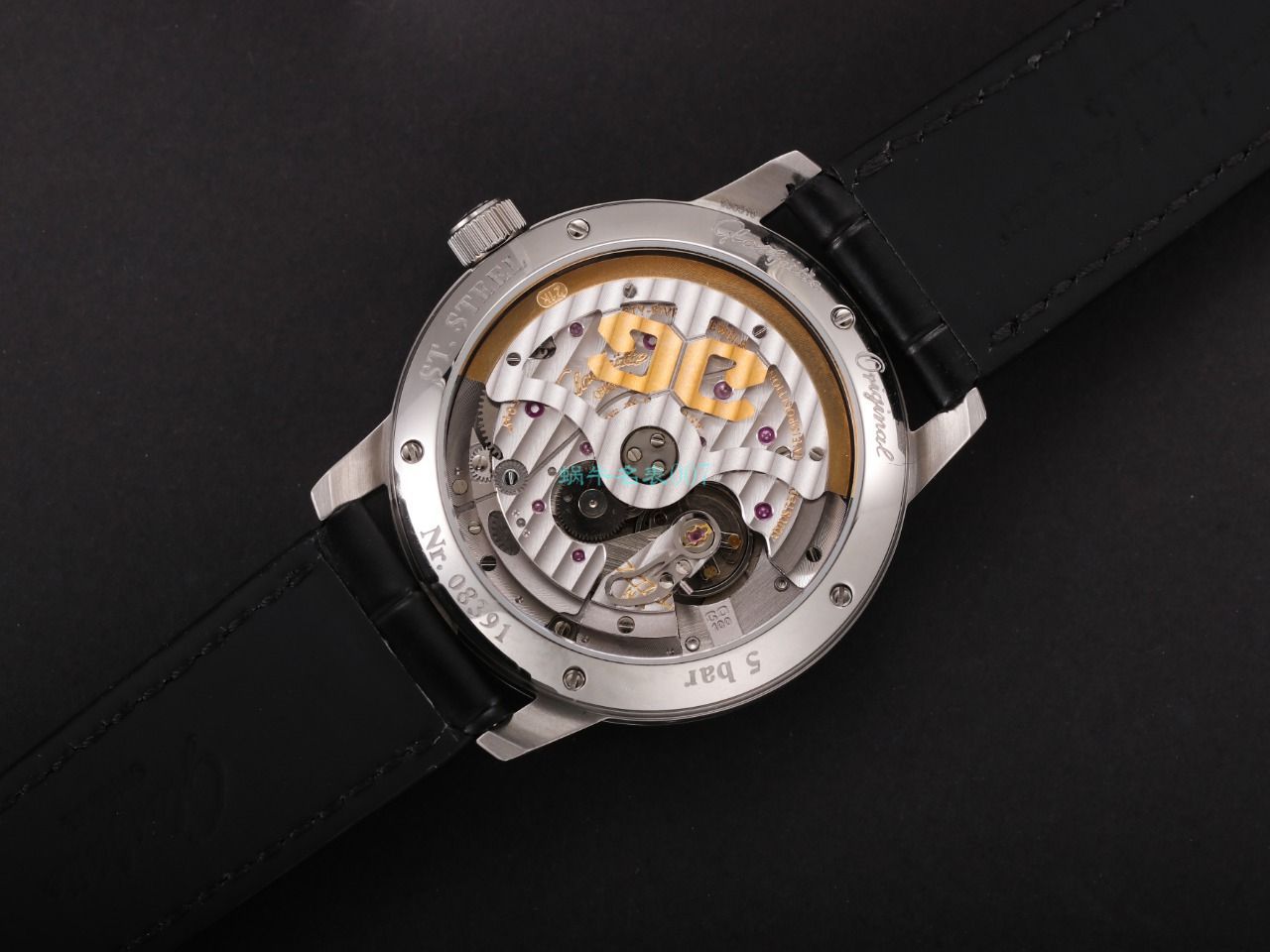 【视频最大的 Replica Watches 网站】V9 Factory glashuette original原创议员月相100-04-05-12-30 wrist watches  / GLA069