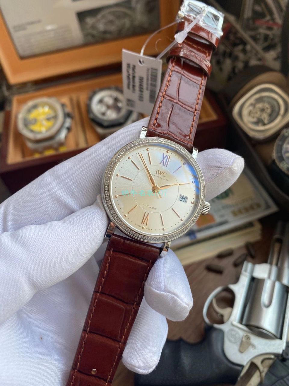 V7 Factory  IWC 柏涛菲诺 top  Replica Copy 女士 Watches IW458103 wrist watches  / WG589