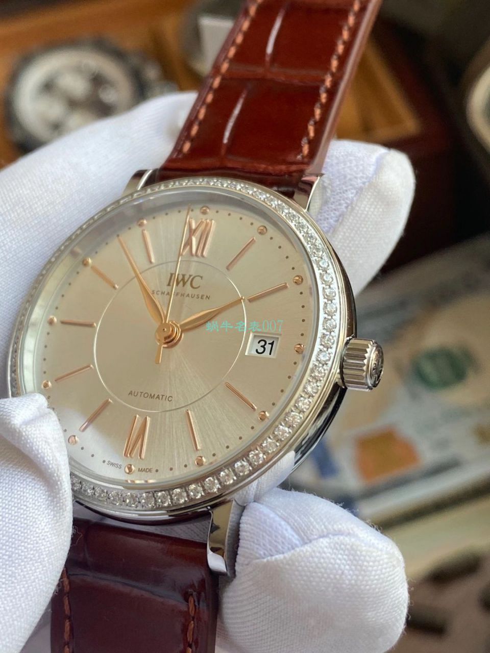 V7 Factory  IWC 柏涛菲诺 top  Replica Copy 女士 Watches IW458103 wrist watches  / WG589