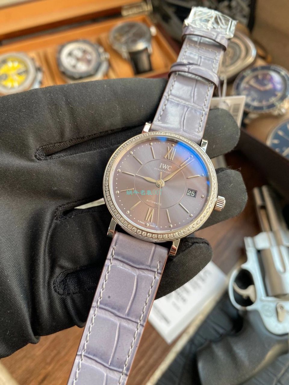 V7 Factory 官网 IWC  Replica Copy 柏涛菲诺女款IW458104 wrist watches  / WG590